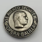 Military WWII Mussolini Opera Nazionale Balilla Fascist Youth Meeting Badge WW2