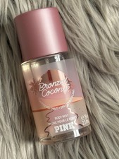 NEW VICTORIA S SECRET PINK BRONZED COCONUT BODY MIST-2.5 FL OZ TRAVEL SIZE