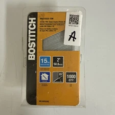 BOSTITCH Finish Nails Angled 15GA 2-Inch 50MM Indoor 1000-Pack Part # FN1532-1M