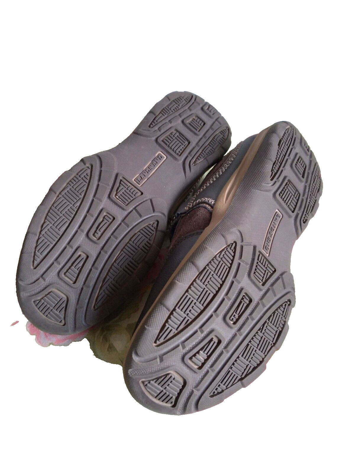 Lands End Mary Janes Brown Suede Leather Shoes Womens… Gem