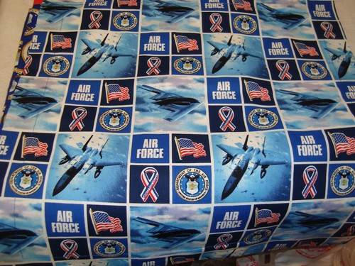 Department of the US Air Force 14" Cotton Fabric Throw Pillow/Cover/Sham Stuffed - Picture 6 of 6