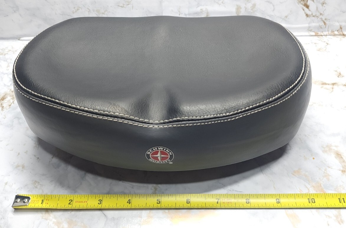 Selle Vélo Schwinn Cionlli - Large 10 X 11 Pouces - Noire - NEUVE