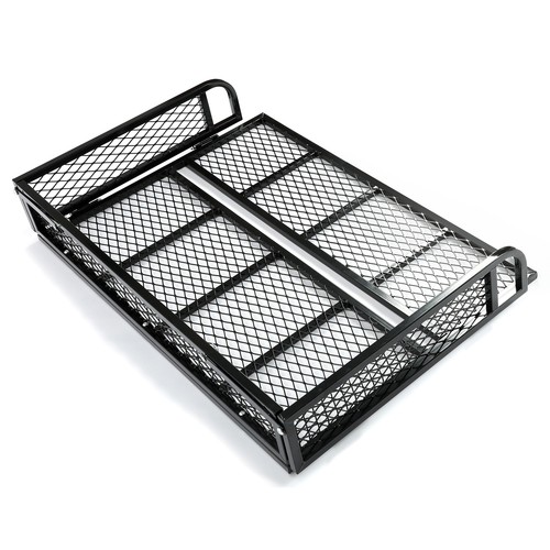 Universal For ATV Front&Rear Drop Cargo Basket Rack Storage Carrier Hauler 2 PCS - Picture 12 of 21