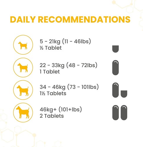 Vetzyme Joint Tablets for Dog, High or Standard Strength Flexible Joint Capsules - Picture 32 of 38