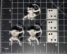 Ral Partha Miniatures D&D ~ #02-267 Heavy Orc Far Striker (a) x2 & (b) x1 (x3)