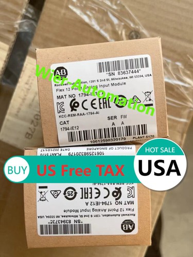 1PC New Allen-Bradley 1794-IE12 SER A Flex 12 Point Analog Input Module 1794IE12