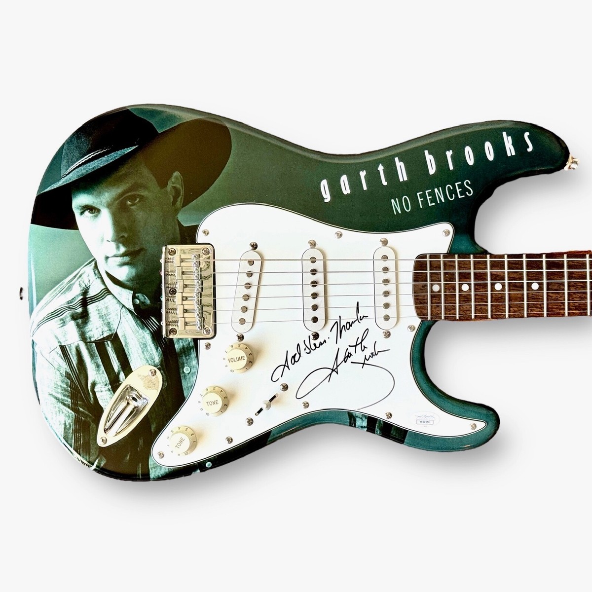 Garth Brooks Signed Custom Guitar 1/1 JSA COA No Fences Friend in