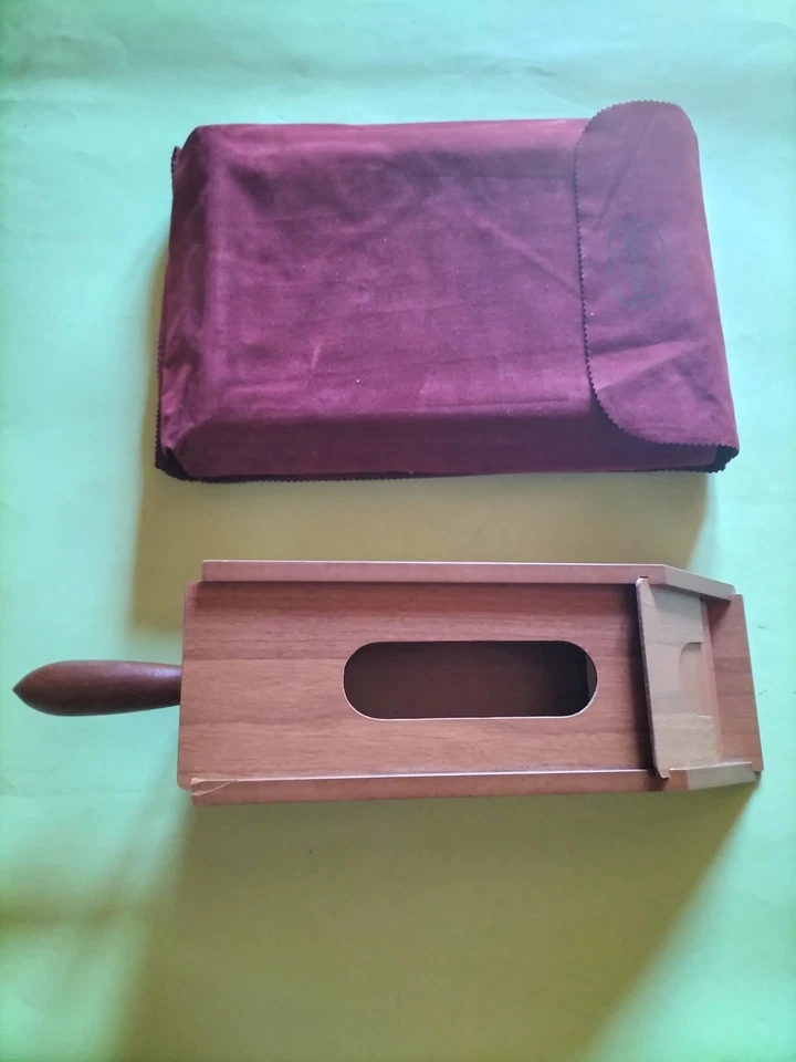 Poker fiches carte Scatola Argento Legno Vintage collezione Sabot de croupier - Immagine 2 di 4