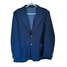 Vintage Levi s Panatela Sportswear Navy Blazer Sports Coat 44R