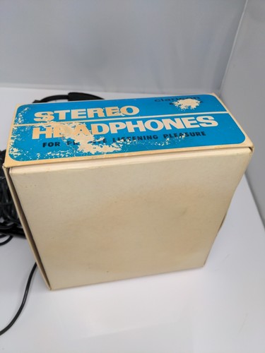 Claricon Stereo Headphones VINTAGE 85-285A TESTED D2 - Picture 8 of 8