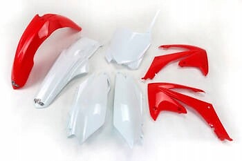 Kit plastique CRF 250R 2011-2013 et CRF 450R couleur rouge OEM pour moto Honda