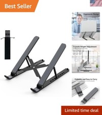 Foldable Laptop Holder with Heat Dissipation - Compatible with 10-15.6" Devices