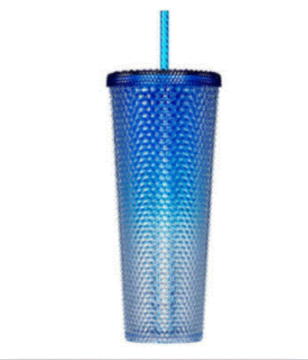 【韓国スタバ】21冬①★Holy red bling stud coldcup 710ml Starbucks 2021 Shine Blue Bling Stud Cold Cup Tumbler 710ml