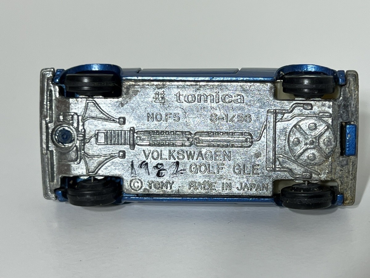 Tomica Tomy No. F5 Volkswagen VW Golf GLE Mk1 Rabbit Diecast Car