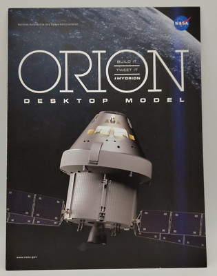 Artemis I NASA Orion Raumschiff Modelbogen Standmodell Bastelbogen Space Neu
