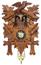 Engstler Cuckoo Clock  - The Traditional Vine Leaves   9,8 Inc.. AH 0930 QPT NEW