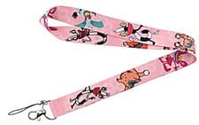 Real Monsters Cartoon Themed Lanyard ID Holder Keychain