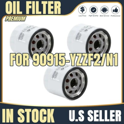 3 Pack Genuine Toyota Oil Filters 90915-YZZF2/YZZN1 – With Gaskets & Washers For RAV4-984849