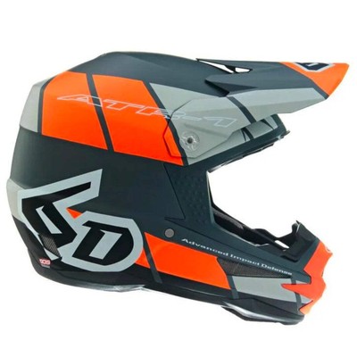 6D ATR-1 MX Helmschere orange/grau/schwarz