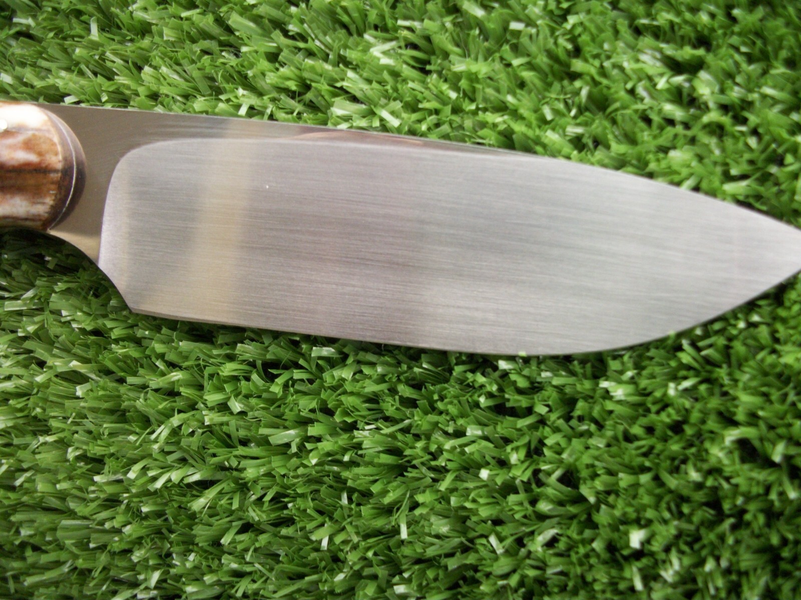 Arno Bernard Sr. Handmade 7 1/2 " Custom Knife w/RHB Sheath Unused