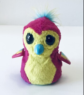 Hatchimal Bird Penguala Talking Pet Penguin Pink Yellow By Spin Master  EUC