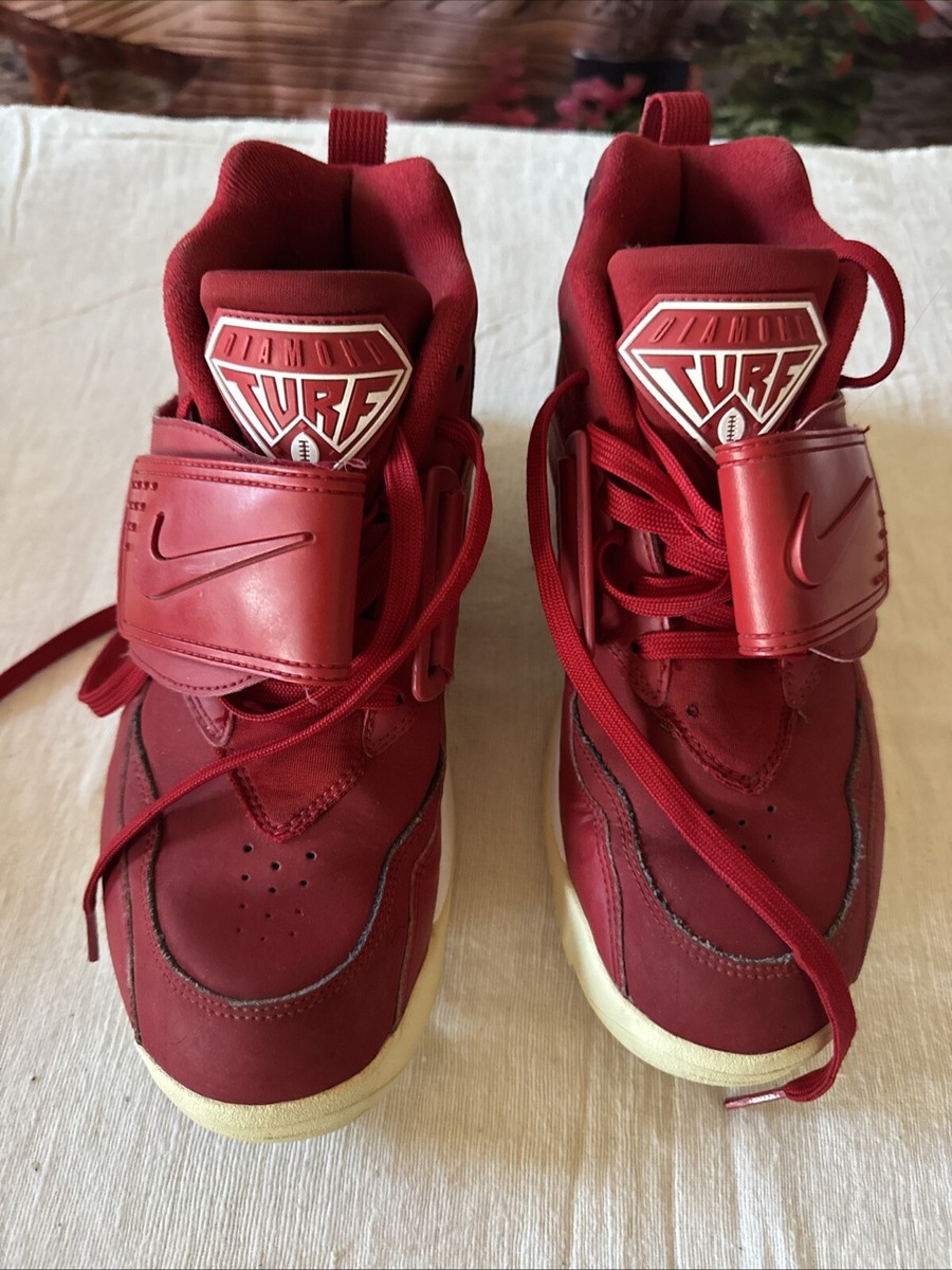 deion sanders red shoes