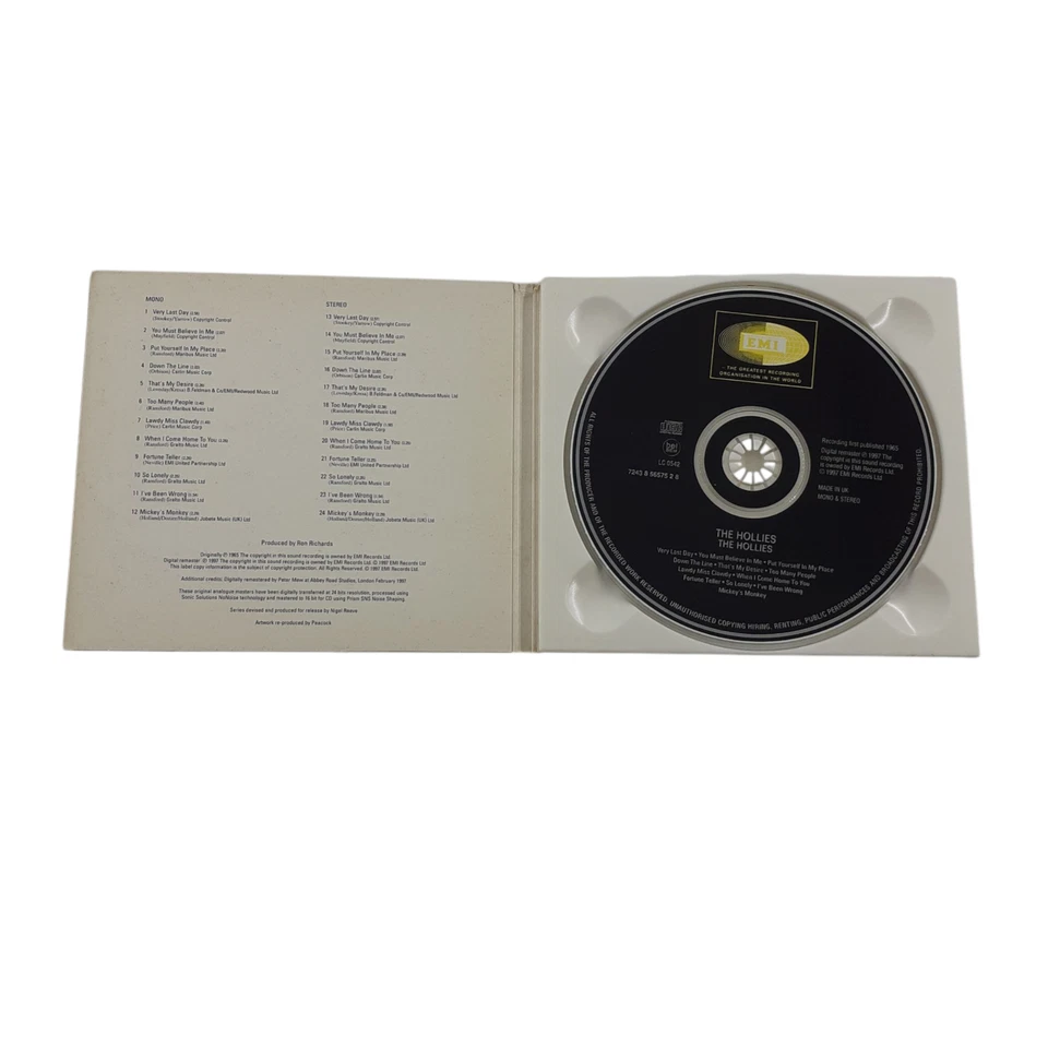 THE HOLLIES -  Hollies - CD - Zustand sehr gut - Bild 3 von 4