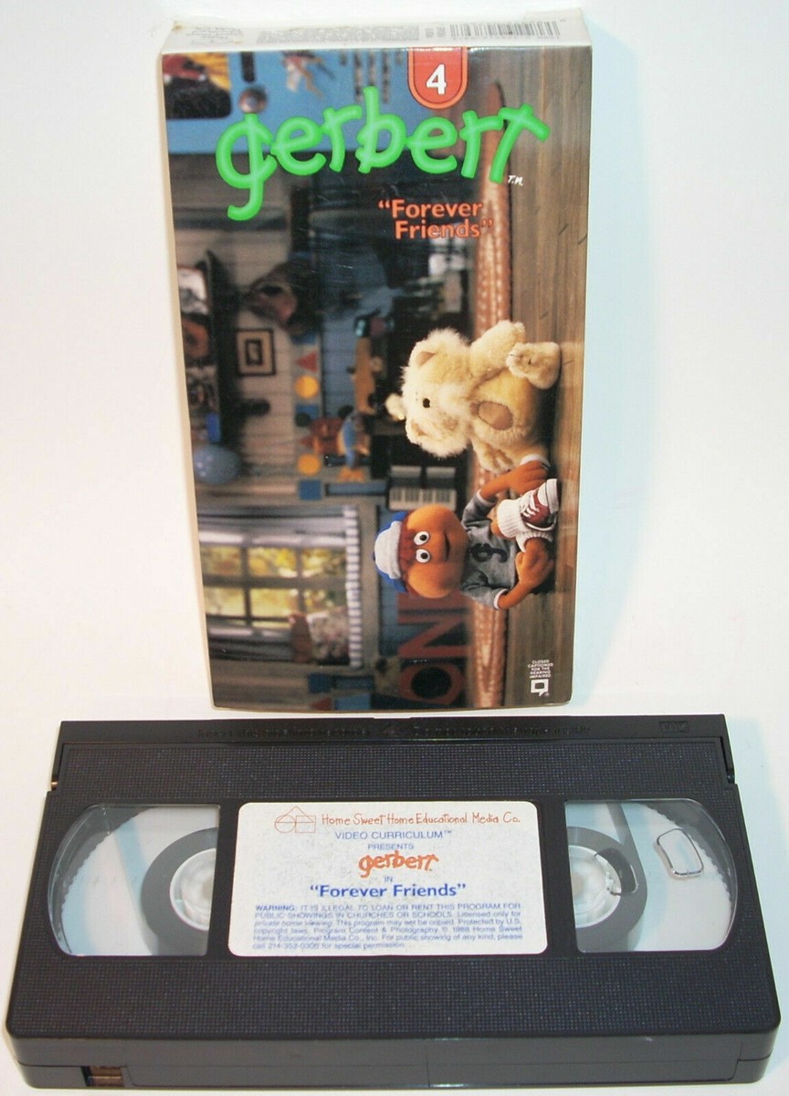 Gerbert FOREVER FRIENDS ( VHS ) Children Educational 1988 Jesus