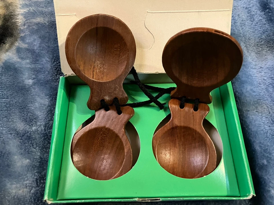 * Castanets Pr Professional Wood Spain Castanuelas Triana Coleccion Original Box - Image 4 of 4