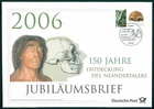 GERMANY JUBILEE-FDC 2006 PREHISTORY NEANDERTAL NEANDERTHAL MAN CAVEMAN u613