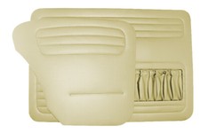 For Vw Old Beetle Bug Kafer 1200 Door Panel Set Cream 1958 - 1964