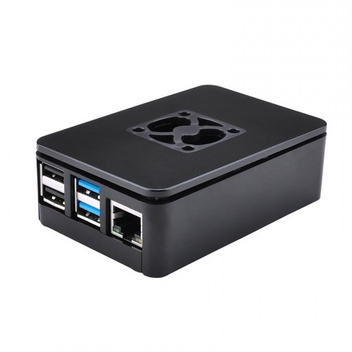 For Raspberry Pi 4 Model B Black Case Enclosure Box - Photo 2/7