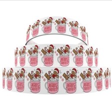 1 INCH Gingerbread Cocoa GROSGRAIN RIBBON Hair Bow Supplies 1254527 Christmas