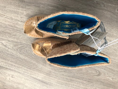 Disney Store Mädchen Kleinkind Pocahontas Kostüm Schuhe Stiefel 9/10 Neu mit Etikett - Bild 5 von 6