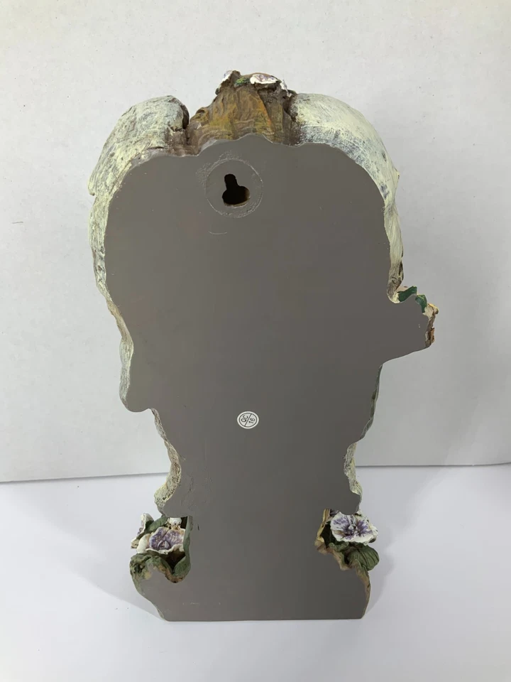 Figura Ángel Jardín, Fuente de Agua - 12" Resina Jardín Pájaro Semilla/Alimentador de Agua Foto 3 de 4