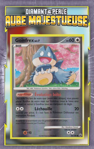 Goinfrex Reverse - DP05:Aube Majestueuse - 68/100 - Carte Pokémon Française - Photo 1/1