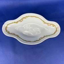Antique VICTORIA CARLSBAD AUSTRIA Relish Celery Serving Dish Oblong c.1904-1918