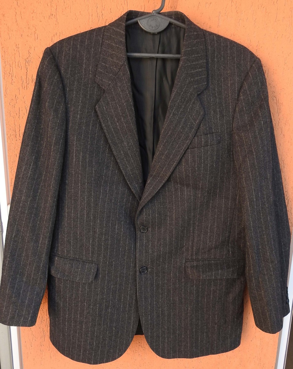 新しい Vintage Savile Row Jacket Blazer Sport Coat Gray Wool ジャケット・アウター