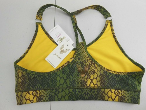 Kismet Women Yoga Bra Top Recycled Polyester Asasara Green Ltd Sz L (E12) - Picture 3 of 3