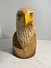 1999 Creative Concepts Ltd. 11" Heavy Eagle Head Bust Sculpture (SIGNED)