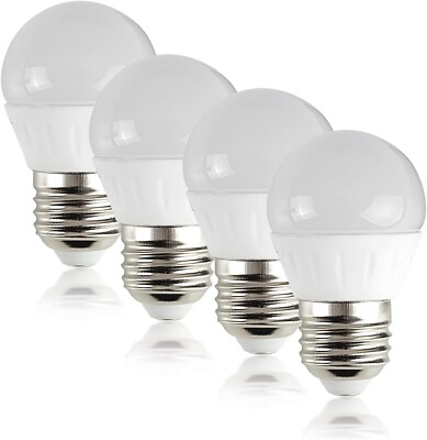 MiniSun 4er Pack 4W LED ES E27 Golfball energiesparende lange Lebensdauer Glühbirnen