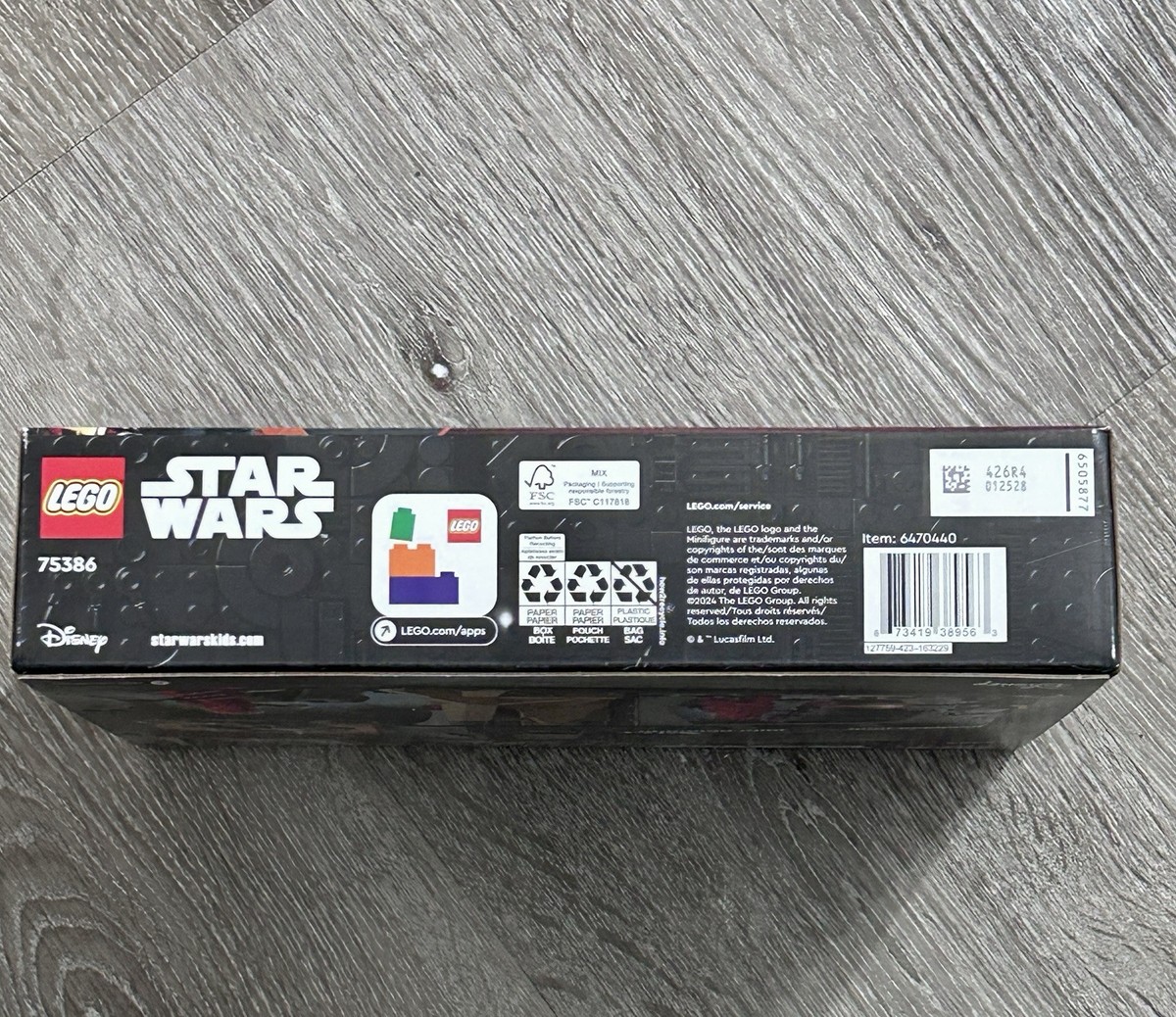 LEGO Star Wars Paz Vizsla and Moff Gideon Battle Mandalorian 75386