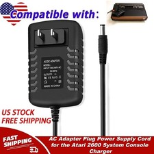 AC Adapter Plug Power Supply Cord for the Atari 2600 System Console Charger