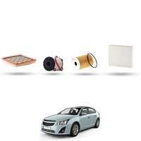 Hoffcar Wartungsset - 4 Filter FüR Chevrolet Cruze 2.0 Cdti 92KW Ab 2009