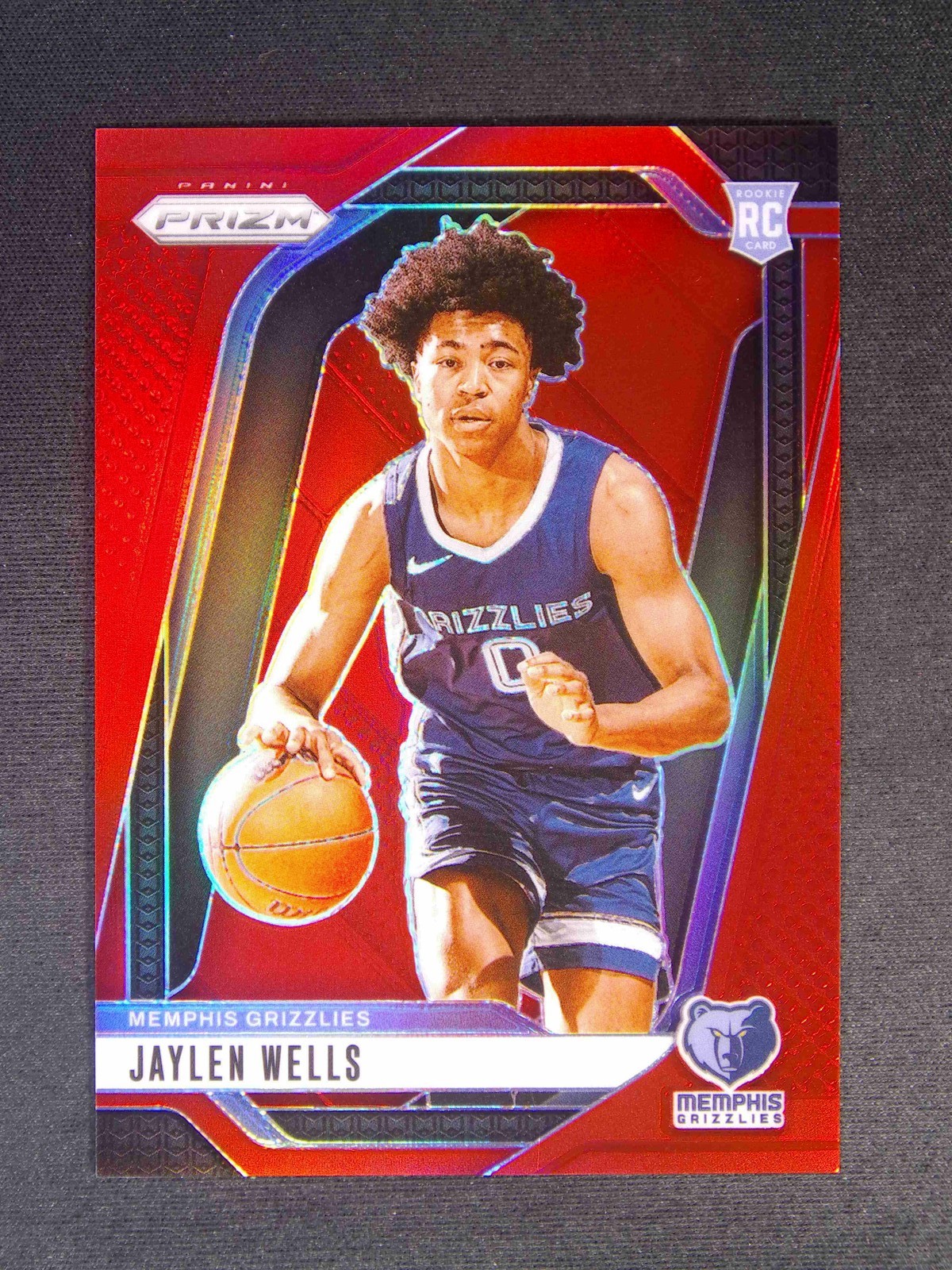 2024-25 Panini Prizm Jaylen Wells #239 RC Rookie Red /299