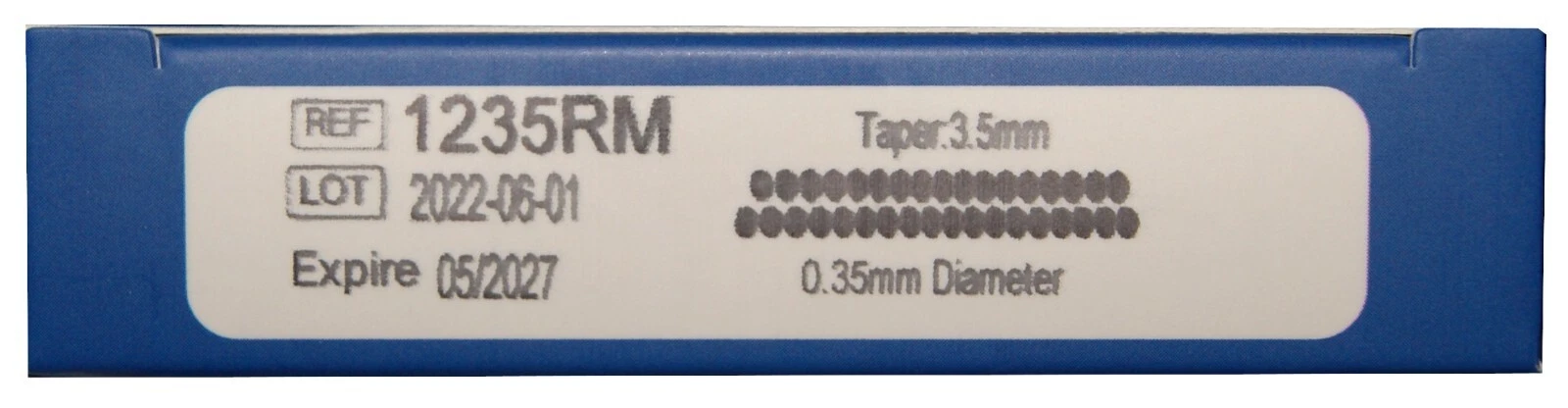 10 Tattoo Cartridge Needles WJX Sterile Disposable PRO 35M or 35RM MAG - product detail image 1