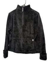 The North Face Women's 1/4 Zip Osito Fleece Jacket Size M Black Pullover