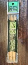 Clover bamboo knitting Double Pointed needles No 9 (5.5mm) 7” New Unopened!!