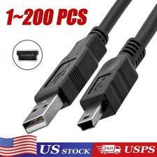 3FT Mini USB Data Sync Charger Charging Cable Cord SatNavs, Dash Cam LOT