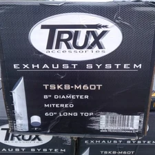 Trux Accessories 60in Mitered Top Stack  8in Diameter p/n TSK8-M60T 